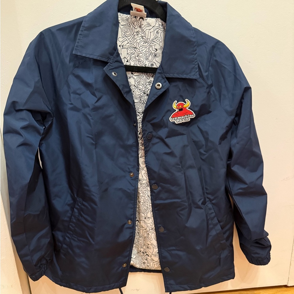 RVCA x Toy Machine windbreaker